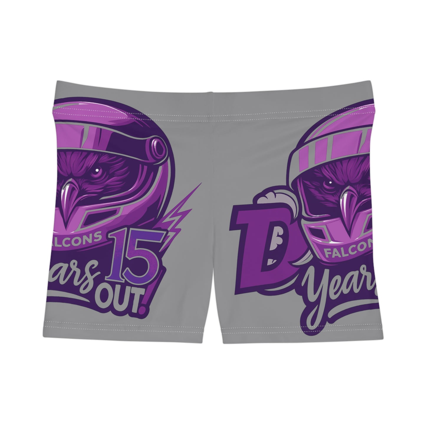 Grey Dhigh 15 Years Out Women's Shorts (AOP)