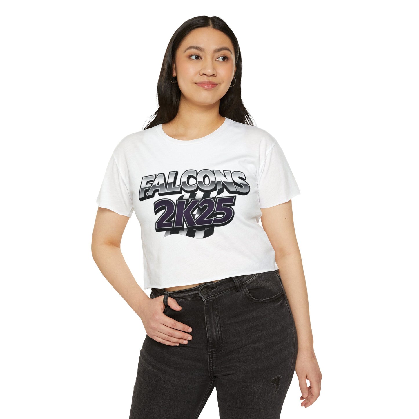 Falcons 2K25 Crop Top