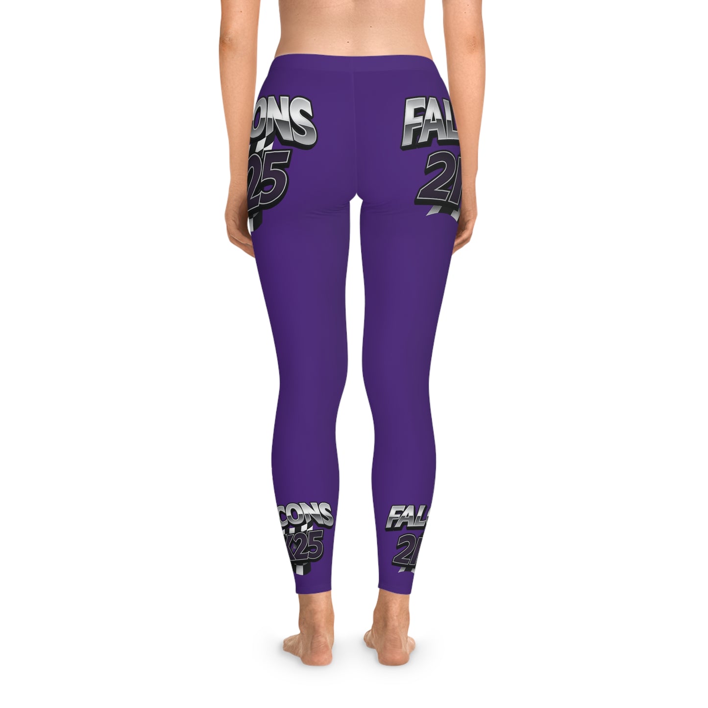 Purple Falcons 2K25 Stretchy Leggings