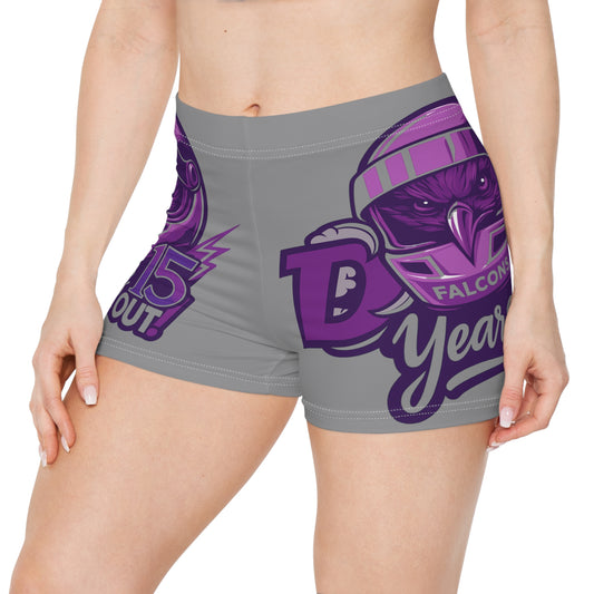 Grey Dhigh 15 Years Out Women's Shorts (AOP)