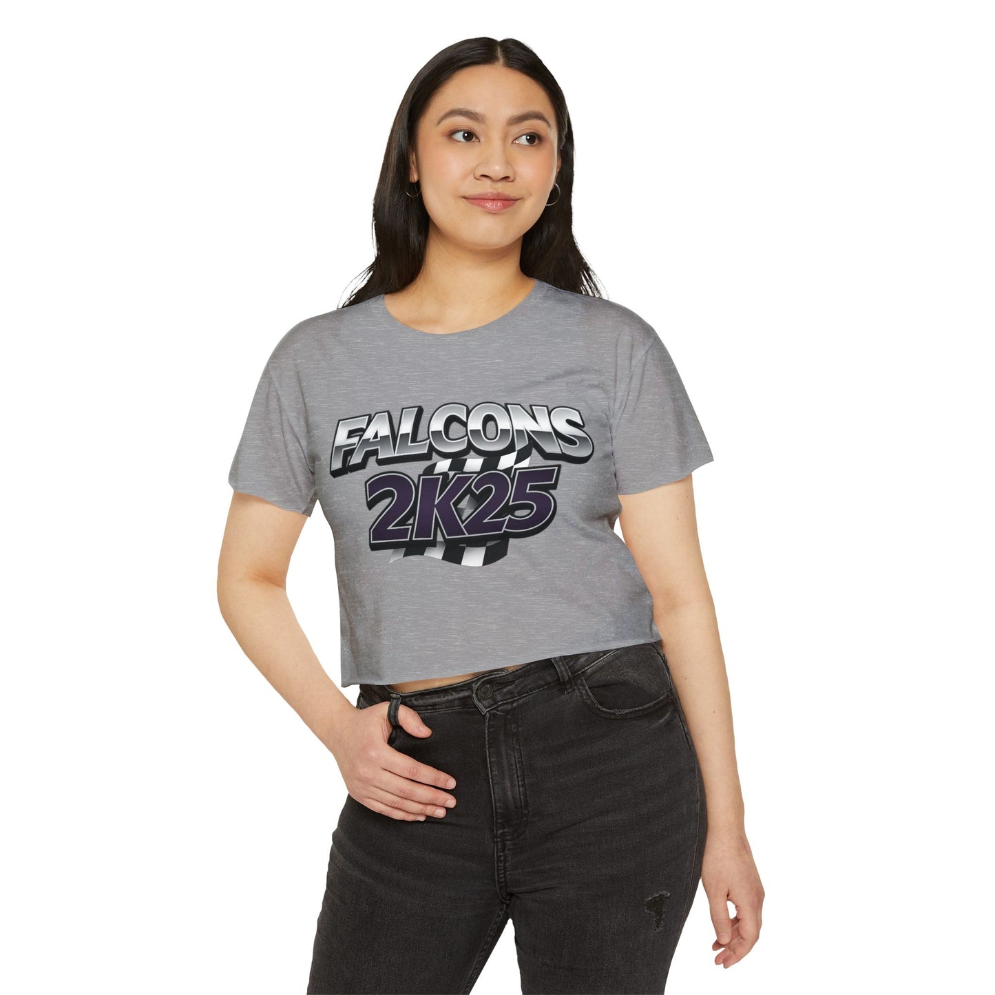 Falcons 2K25 Crop Top