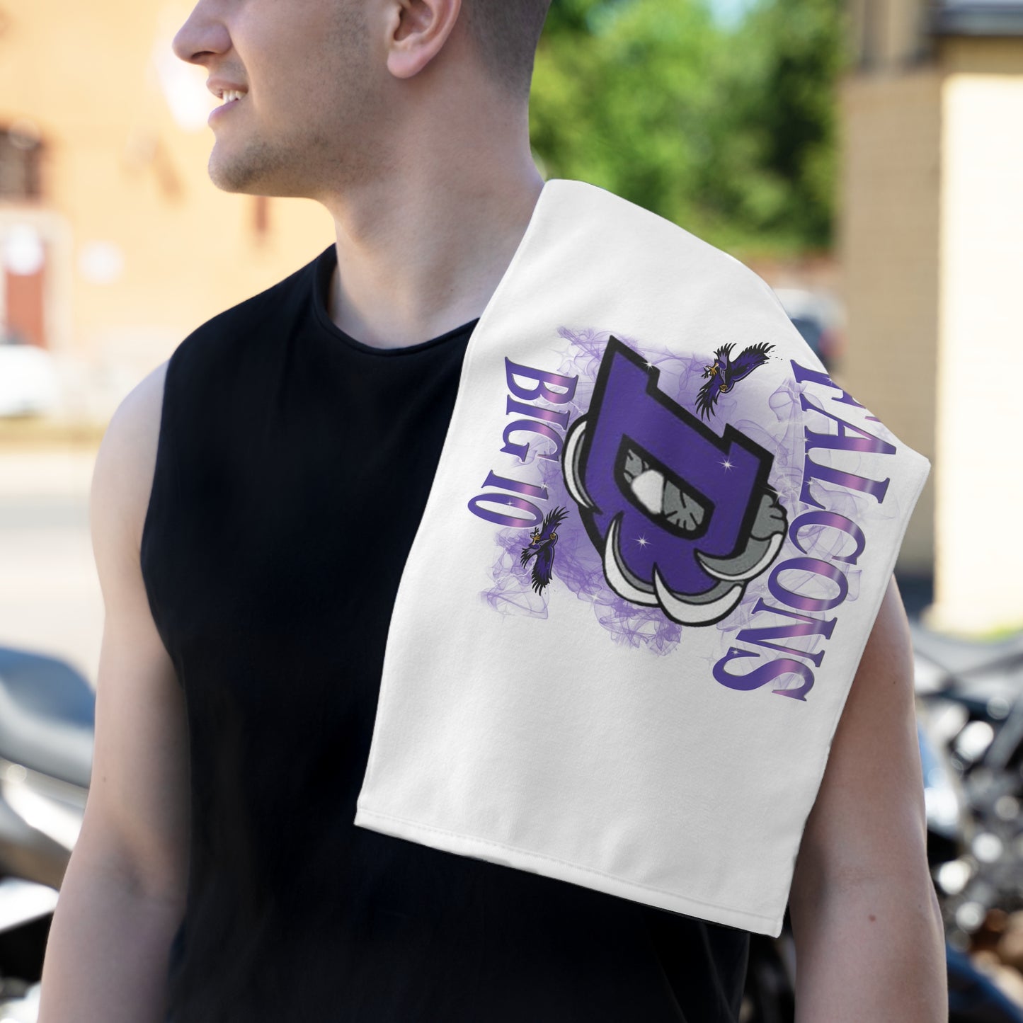 Falcons Big 10 Rally Towel, 11x18
