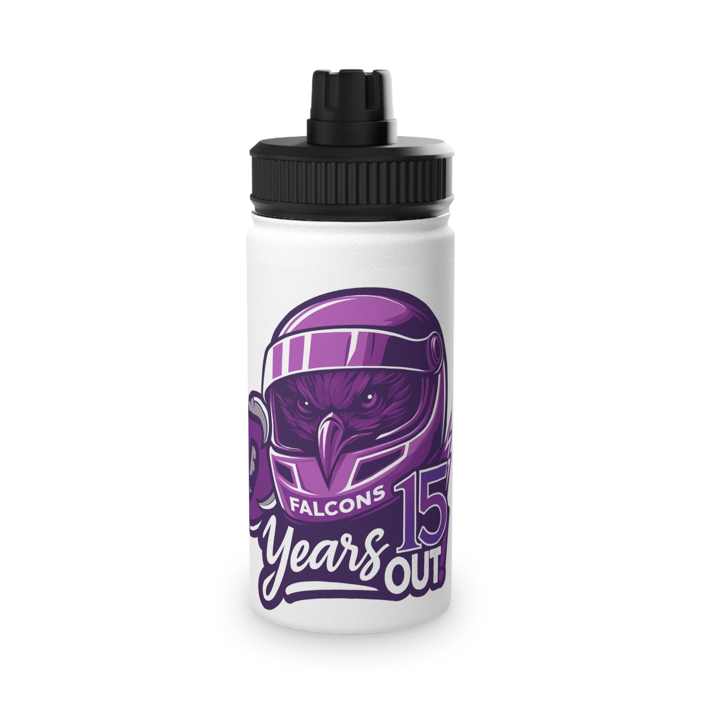 D-High 15 Years Out Stainless Steel Water Bottle, Sports Lid