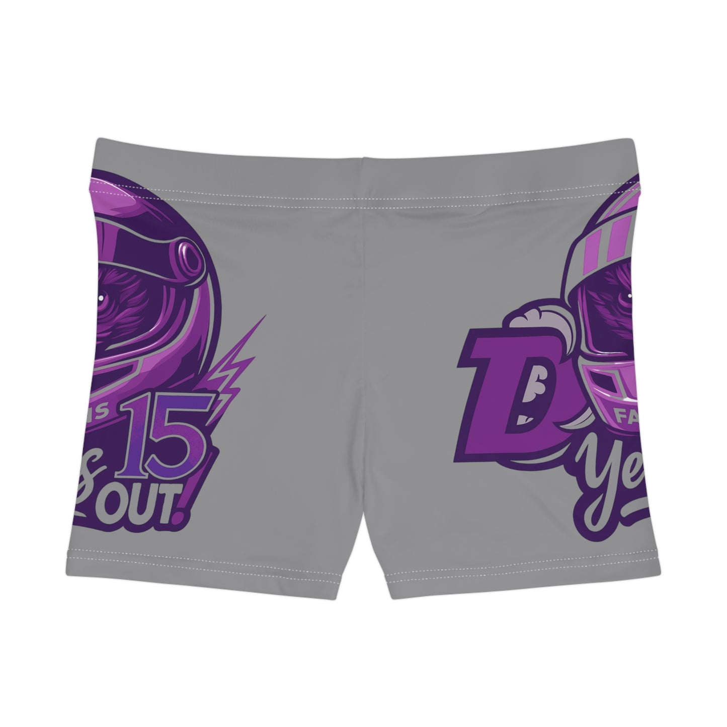 Grey Dhigh 15 Years Out Women's Shorts (AOP)